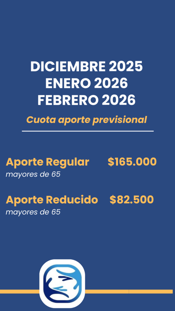 Nuevo valor de los aportes